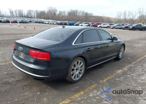 2013 Audi A8 L 4.0T из США, поврежденный, VIN WAUR2AFD2DN016725